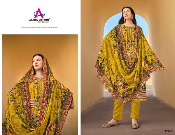 Apana Cotton Razia Sultan Vol 44 Cotton Dress Material Collection